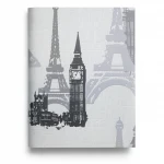 Youth and children wallpaper, gray color, length 10 m, width 0.53 m, model 734805 