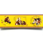 Youth and Children Wall Covering Yellow, 10m x 0.53m, Model 290806