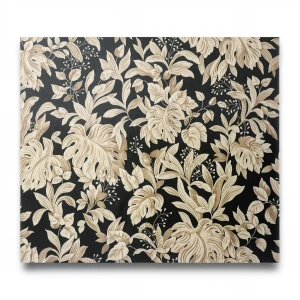 Italian Wall Decoration 10m Length, 1.06m Width, Black with Beige