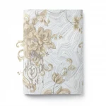 Italian Patterned Wallpaper, Size 10m×1.06m, Light Gray Color, Model 84006