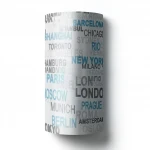 German wallpaper for youth and children, size 10 m x 0.53 m, gray and blue color, model 766714 