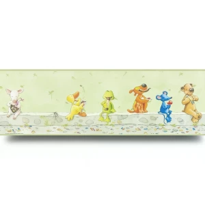 Youth and Children Wallpaper 10m×0.53m Green, Model 296006