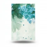 Italian Wall Decoration, Green and Blue Color, Length 10 m, Width 0.73 m, Model 25226