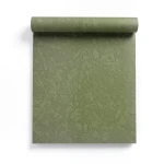 Patterned Wallpaper 10m×1.06m Olive Green Color, Model Z46042