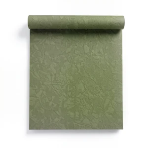 Patterned Wallpaper 10m×1.06m Olive Green Color, Model Z46042