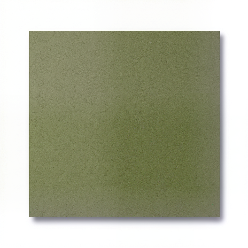 Patterned Wallpaper 10m×1.06m Olive Green Color, Model Z46042
