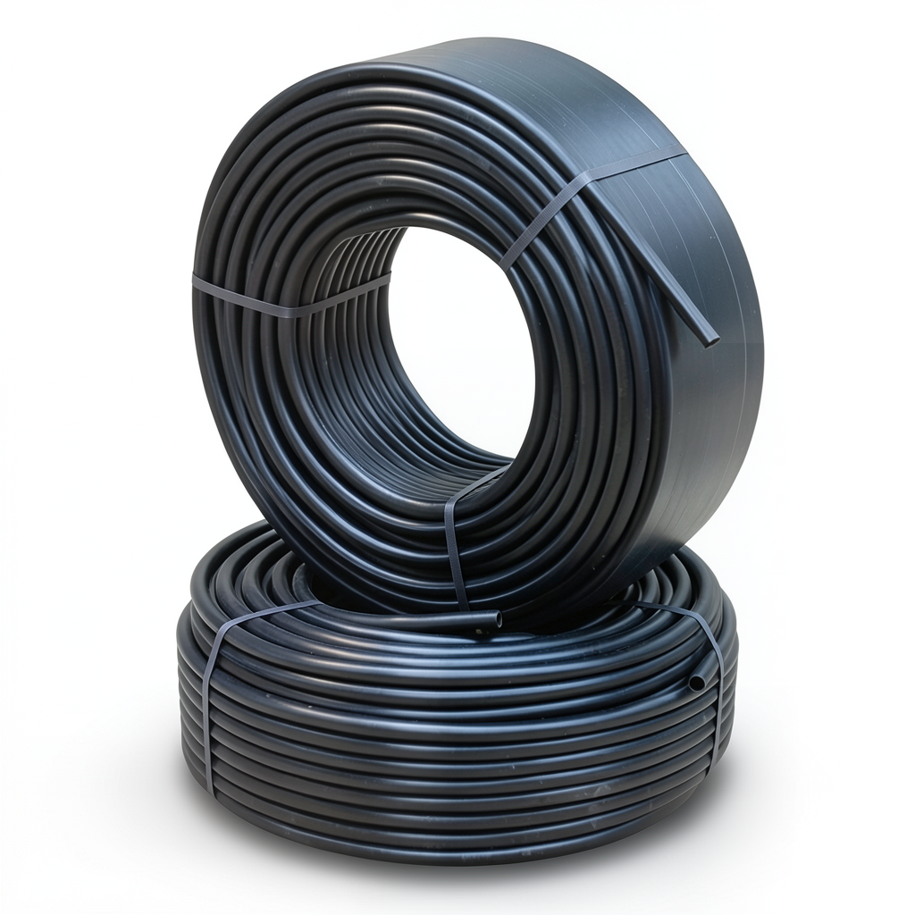 HDPE Pipes PE 100 Pressure 6 Bar Outside Diameter 75 mm Thickness 4.3 mm Black