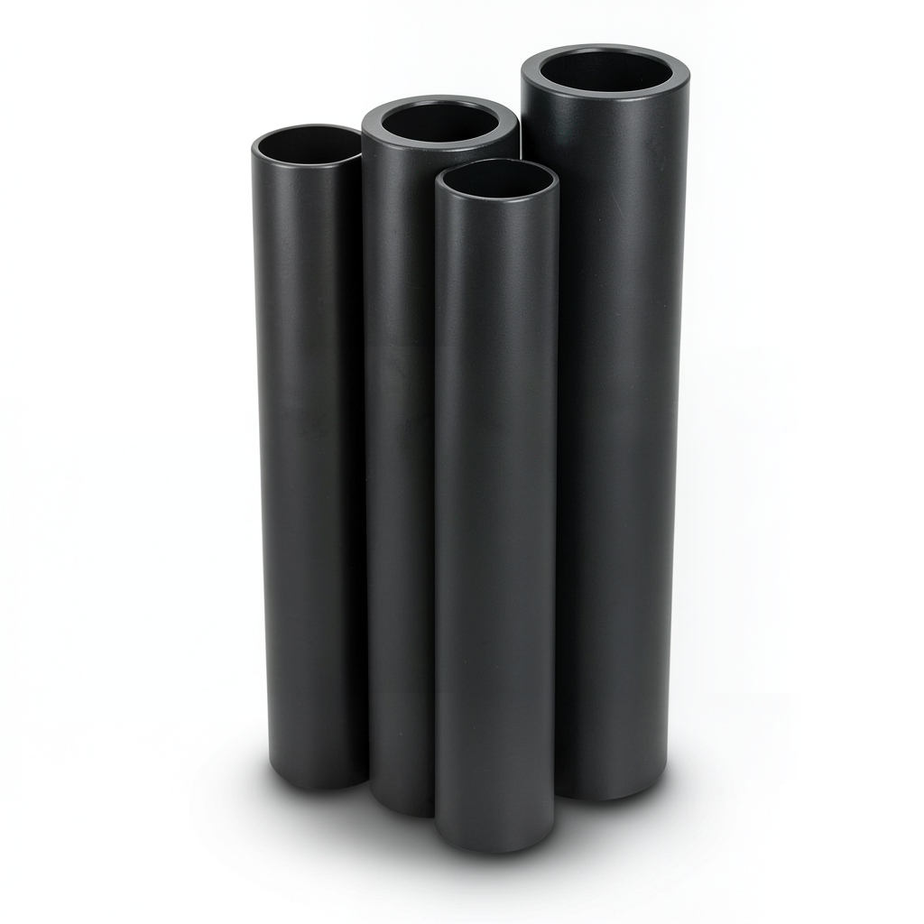 مواسير HDPE الراجحي PE 100 ضغط 6 بار قطر خارجي 140 مم سمك 8 مم أسود