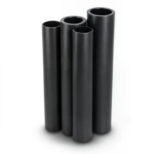 Al-Rajhi HDPE Pipe PE 100 Schedule 6 Bar 140 mm OD 8 mm Thickness Black
