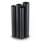 HDPE Pipe PE 100 Pressure 6 Bar 160 mm OD Thickness 9.1 mm Black