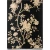 Floral Wall Decoration 10m×0.70m Black with Beige, Model 12002 - Image 1