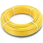 أنابيب HDPE الراجحي PE 100 ضغط 6 بار قطر خارجي 16 مم سمك 2.3 مم لون أصفر