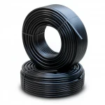 أنابيب HDPE الراجحي PE 80 ضغط 10 بار قطر خارجي 40 مم سمك 3 مم لون اسود