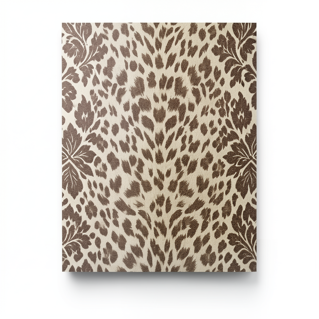 Italian Wall Decoration Brown with Beige Color, Size 10m×0.70m, Model 12021