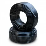 أنابيب HDPE الراجحي PE 80 ضغط 10 بار قطر خارجي 50 مم سمك 3.7 مم لون اسود