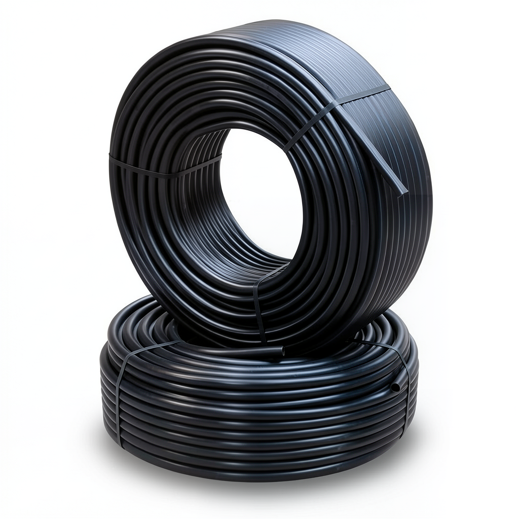 أنابيب HDPE الراجحي PE 100 ضغط 6 بار قطر 16 مم سمك 2.3 مم لون أسود