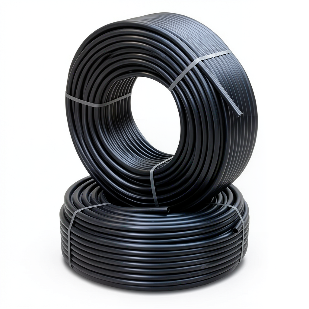 أنابيب HDPE الراجحي PE 100 ضغط 6 بار قطر خارجي 20 مم سمك 2.3 مم لون أسود