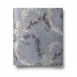 Pattrened WallPaper, Gray Color, Size 10m×1.06m, Model 5519 