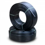 أنابيب HDPE الراجحي PE 63 ضغط 6 بار قطر خارجي 50 مم سمك 2.9 مم لون اسود
