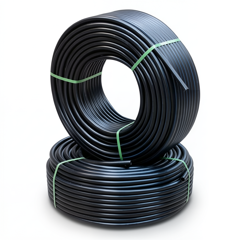 أنابيب HDPE الراجحي PE 100 ضغط 6 بار قطر 16 مم سمك 2.3 مم لون أسود