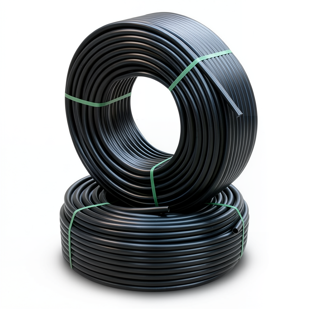 أنابيب HDPE الراجحي PE 100 ضغط 6 بار قطر خارجي 20 مم سمك 2.3 مم لون أسود