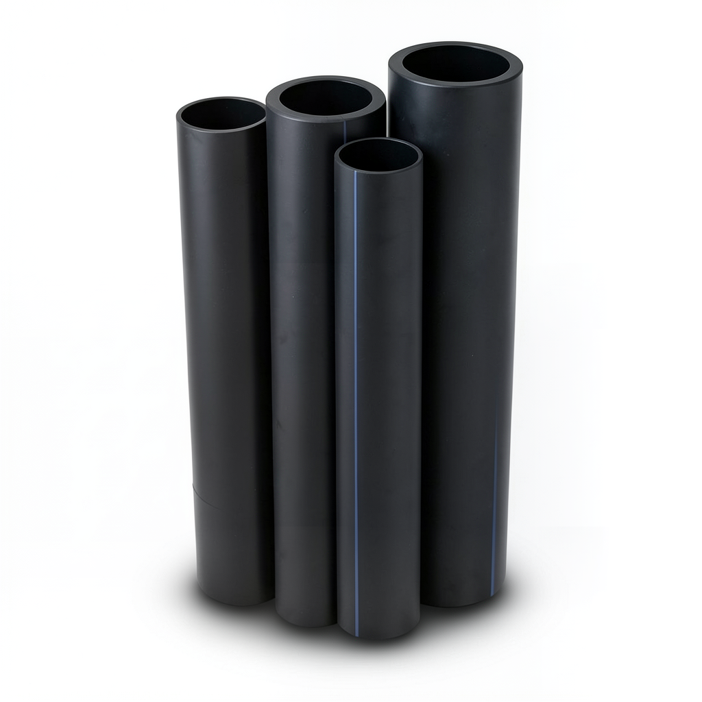 مواسير HDPE الراجحي PE 100 ضغط 6 بار قطر خارجي 140 مم سمك 8 مم أسود