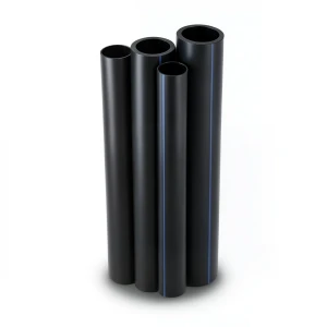 مواسير HDPE PE 100 ضغط 6 بار قطر خارجي 160 مم سمك 9.1 مم لون أسود