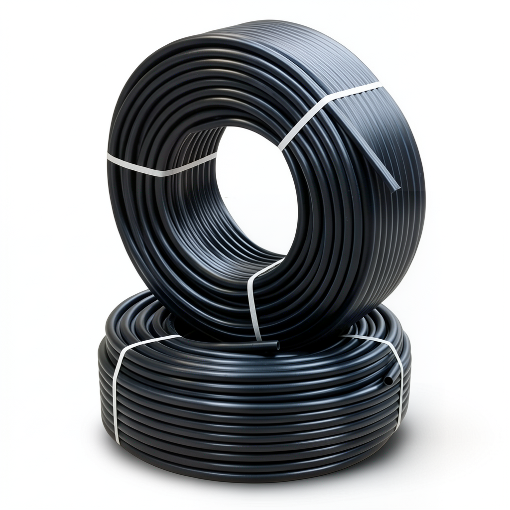 أنابيب HDPE الراجحي PE 100 ضغط 6 بار قطر خارجي 63 مم سمك 3.6 مم لون أسود