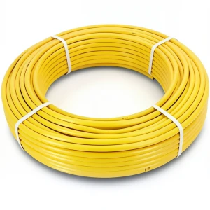 أنابيب HDPE الراجحي PE 100 ضغط 6 بار قطر خارجي 20 مم سمك 2.3 مم لون أصفر