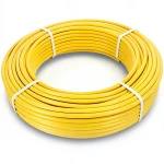 أنابيب HDPE الراجحي PE 100 ضغط 6 بار قطر خارجي 110 مم سمك 6.3 مم لون أصفر