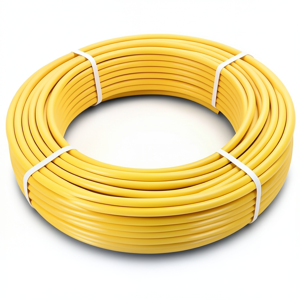 HDPE Pipes PE 100 Pressure 6 Bar Outside Diameter 25 mm Thickness 2.3 mm Yellow