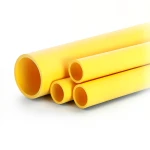 أنابيب HDPE الراجحي PE 100 ضغط 6 بار قطر خارجي 140 مم سمك 8 مم لون أصفر