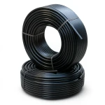 أنابيب HDPE PE 80 ضغط 4.8 بار قطر 16 مم سمك 2.3 مم أسود