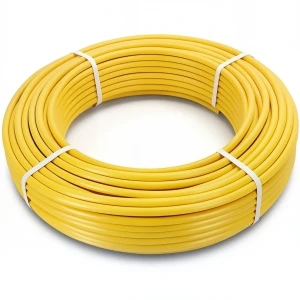 أنابيب HDPE الراجحي PE 100 ضغط 6 بار قطر خارجي 16 مم سمك 2.3 مم لون أصفر