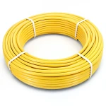 أنابيب HDPE الراجحي PE 100 ضغط 6 بار قطر خارجي 63 مم سمك 3.6 مم لون أصفر