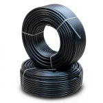 HDPE Pipes PE 80 Pressure 4.8 Bar 25 mm OD Thickness 2.3 mm Black