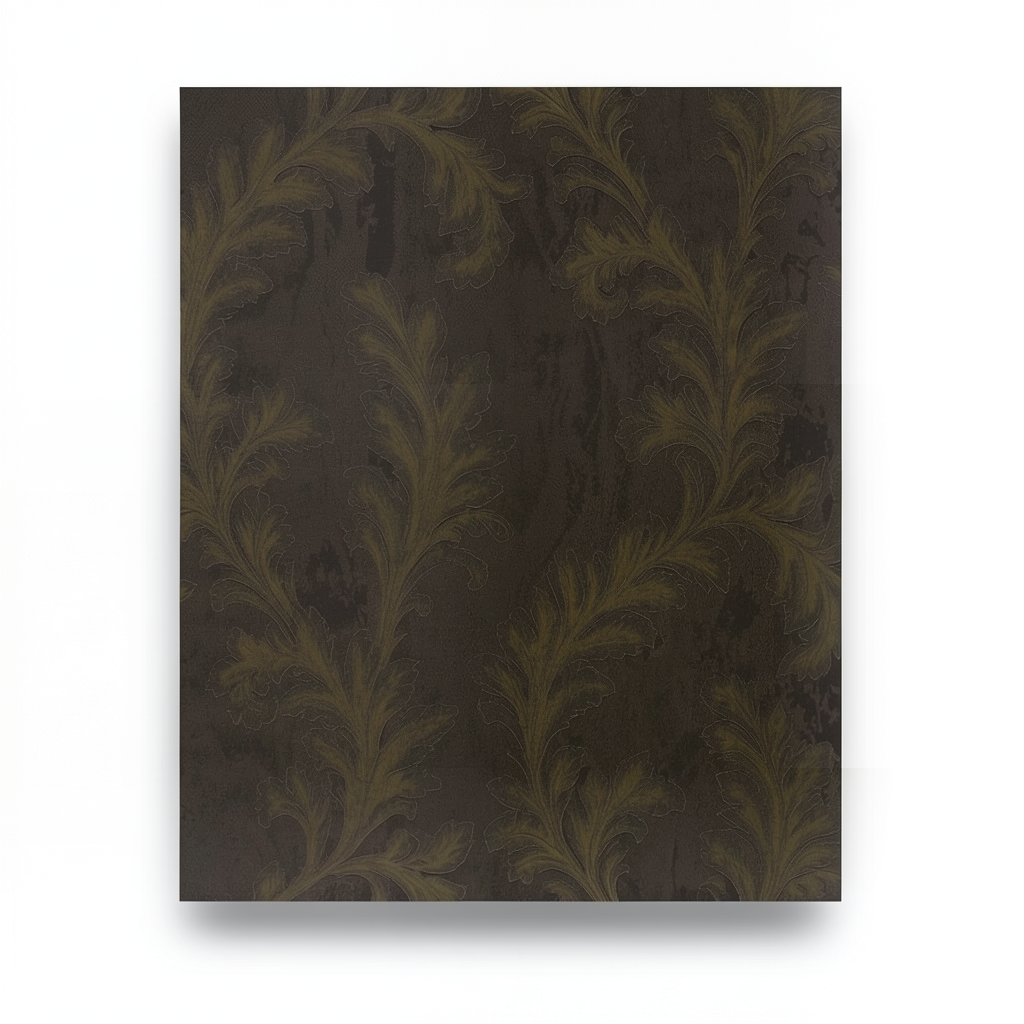 Patterned Wall Decoration 10m×0.70m Dark Brown, Model 12035