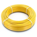 أنابيب HDPE الراجحي PE 100 ضغط 6 بار قطر خارجي 63 مم سمك 3.6 مم لون أصفر