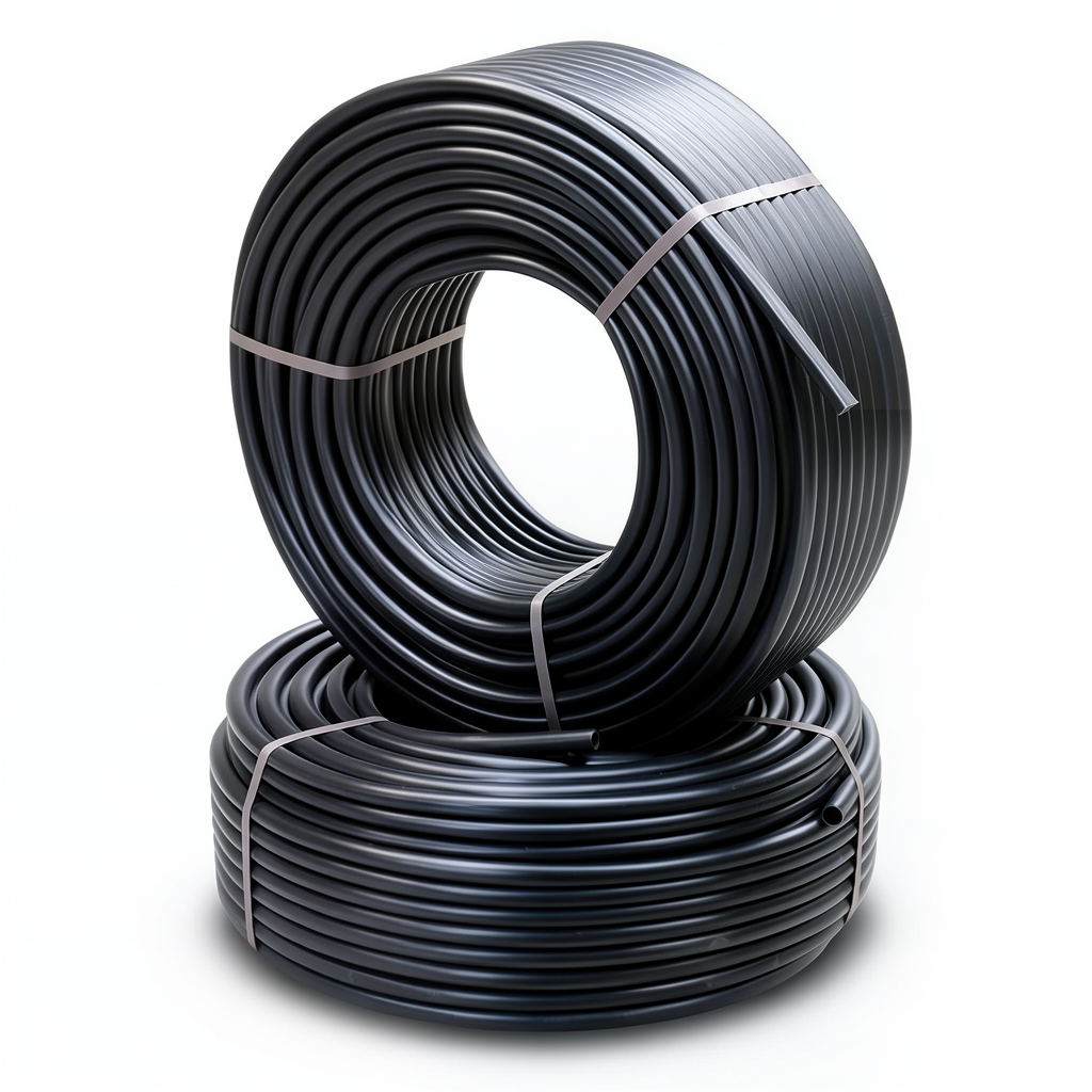 HDPE Pipes PE 80 Pressure 4.8 Bar Outside Diameter 125 mm Thickness 7.1 mm Black