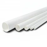 مواسير UPVC الوطني ضغط 40  مقاس ½ 1 إنش سمك 3.68 مم لون أبيض