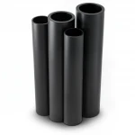 Al-Rajhi HDPE Pipes PE 63 Pressure 6 Bar Outside Diameter 140 mm Thickness 8 mm Color Black