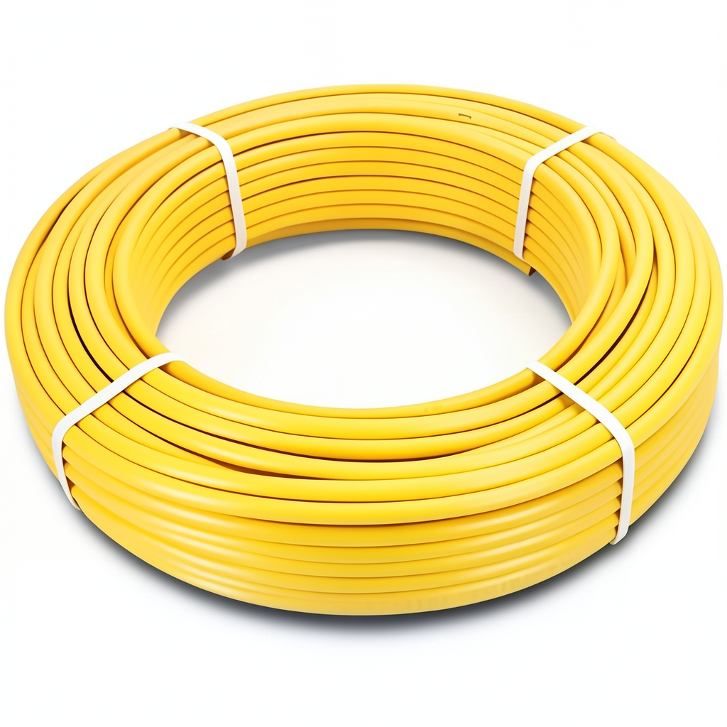 أنابيب HDPE الراجحي PE 100 ضغط 6 بار قطر خارجي 75 مم سمك 4.3 مم لون أصفر