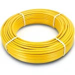 أنابيب HDPE الراجحي PE 100 ضغط 6 بار قطر خارجي 110 مم سمك 6.3 مم لون أصفر