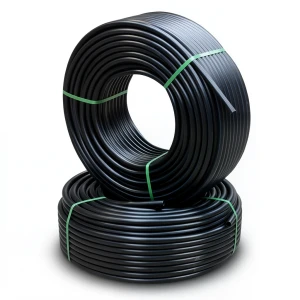 أنابيب HDPE PE 80 ضغط 4.8 بار قطر خارجي 25 مم سمك 2.3 مم لون أسود