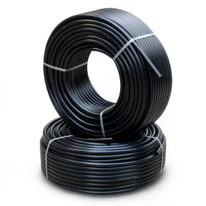 أنابيب HDPE PE 80 ضغط 4.8 بار قطر خارجي 32 مم سمك 2.3 مم أسود