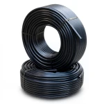 أنابيب HDPE PE 80 ضغط 4.8 بار قطر خارجي 40 مم سمك 2.3 مم لون أسود