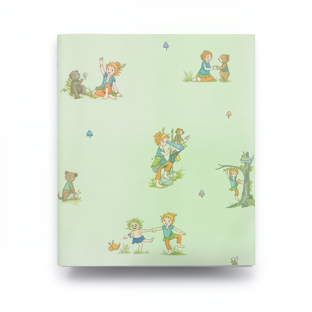 Youth and Children Wall Decoration 10m x 0.53m Light Green