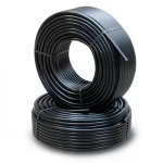 أنابيب HDPE PE 80 ضغط 4.8 بار قطر خارجي 63 مم سمك 3.6 مم لون أسود