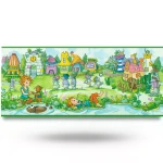 German Wallpaper Youth & Children 10m x 0.53m Green, Model 297508