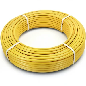 أنابيب HDPE PE 100 ضغط 6 بار قطر خارجي 125 مم سمك 7.1 مم لون أصفر